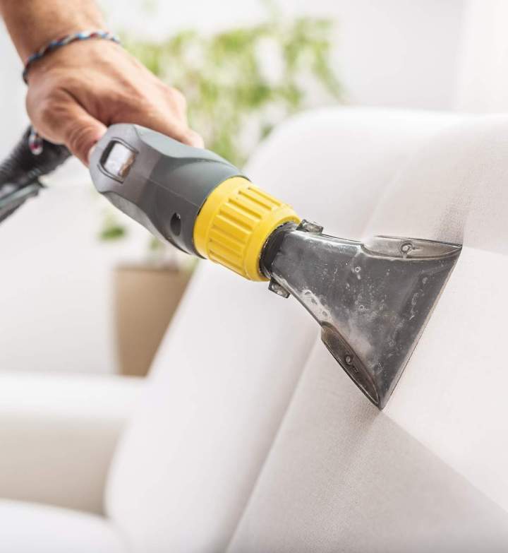 Shampouinage canapé tissu Vincennes