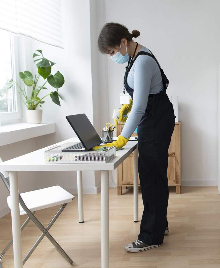 Entretien régulier de vos locaux professionnels et bureaux.